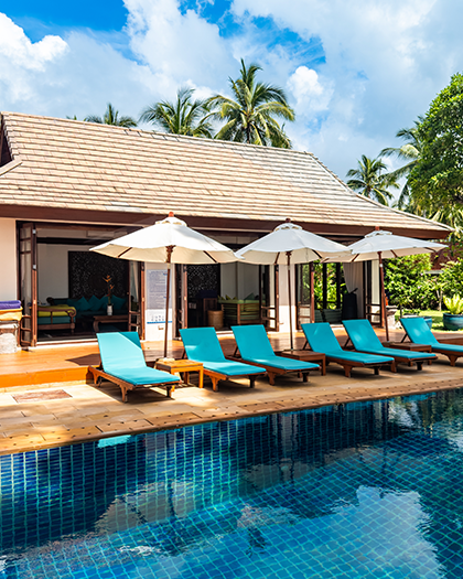 Hôtellerie balnéaire sur la côte ouest